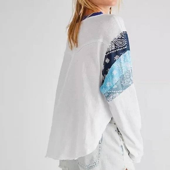 Free people we the free bandana dreams tee NWT - Picture 2 of 5